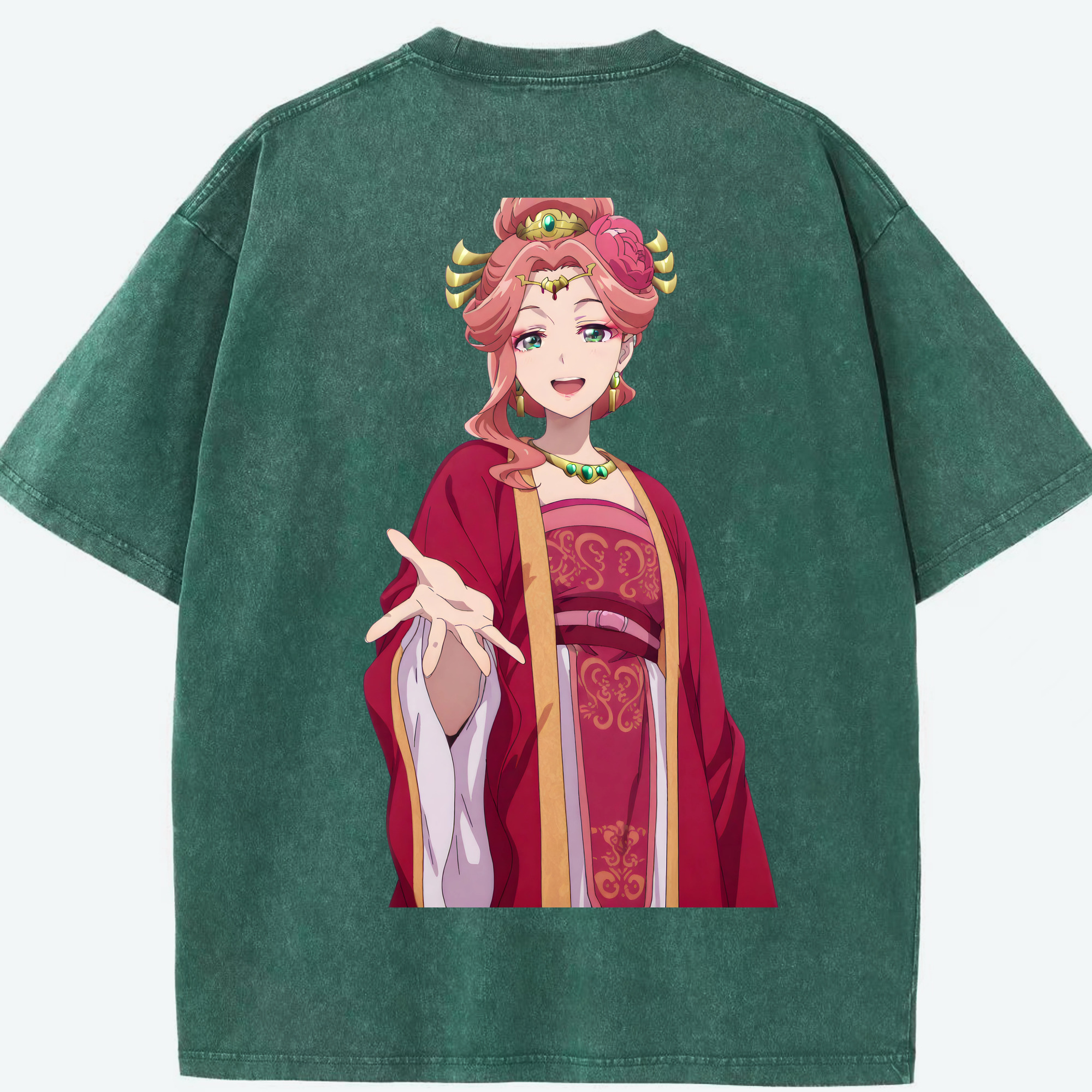 （画像用） 薬屋のひとりごと The Apothecary Diaries 綿100% ヴィンテージ風 半袖Tシャツ（背面プリント）